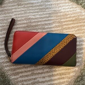 Fossil multi-colored Clutch Wallet